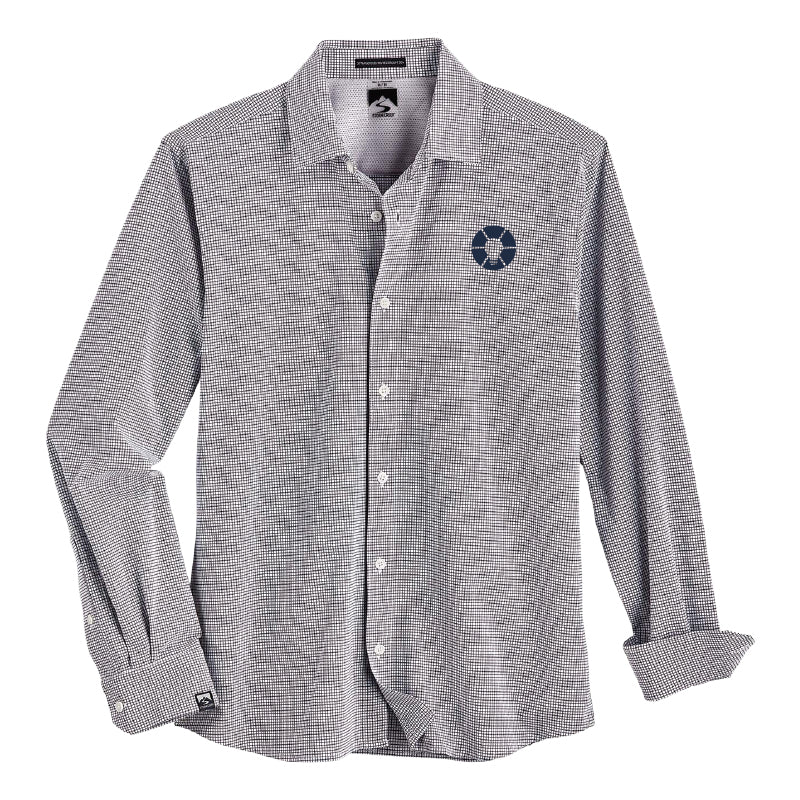 Men's Influencer Woven Shirt - Windowpane (On Demand)