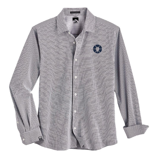 Men's Influencer Woven Shirt - Windowpane (On Demand)
