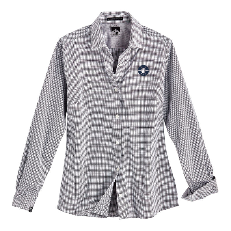 Women's Influencer Woven Shirt - Windowpane (On Demand)