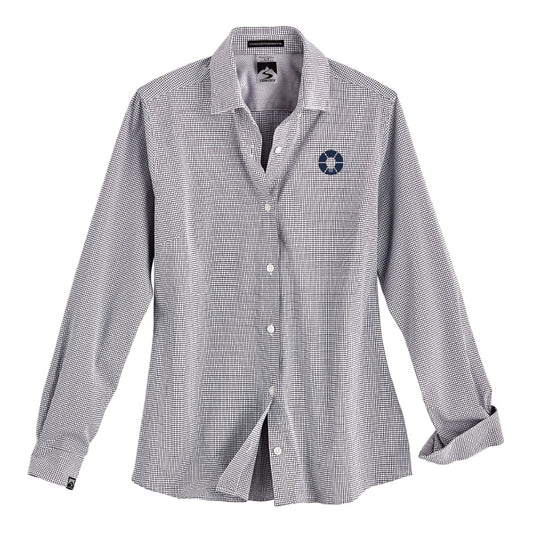 Women's Influencer Woven Shirt - Windowpane (On Demand)
