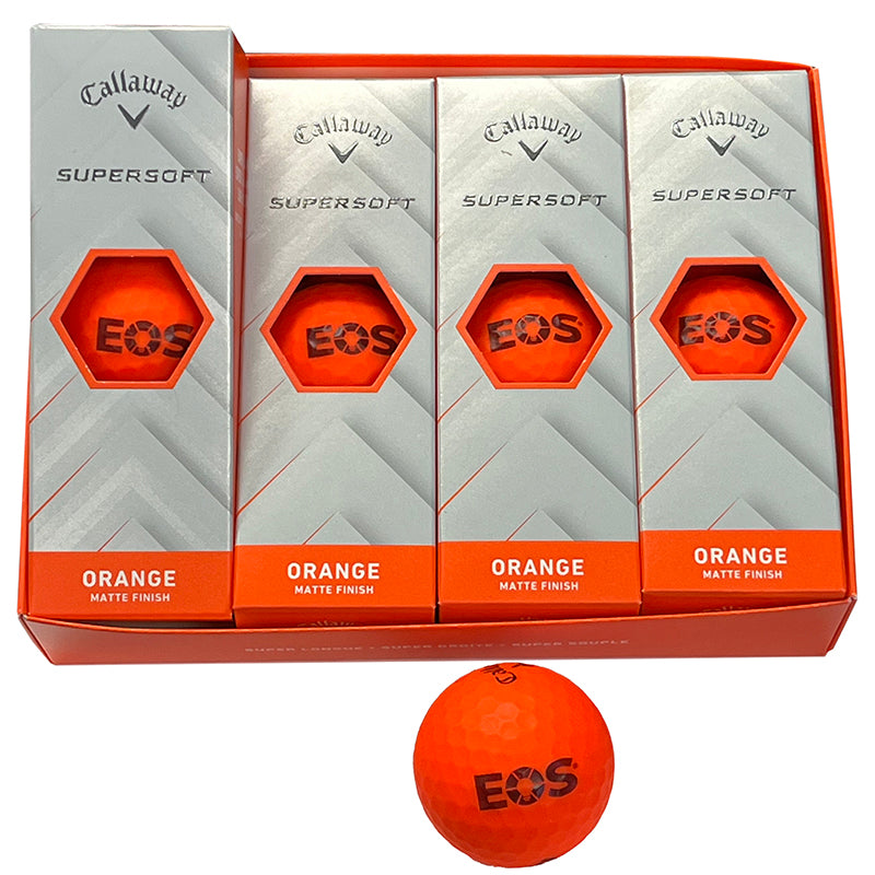 EOS Orange Callaway Golf Balls - Dozen