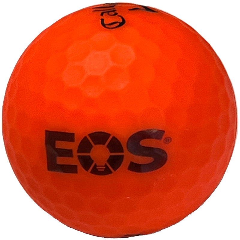EOS Orange Callaway Golf Balls - Sleeve of 3 Balls