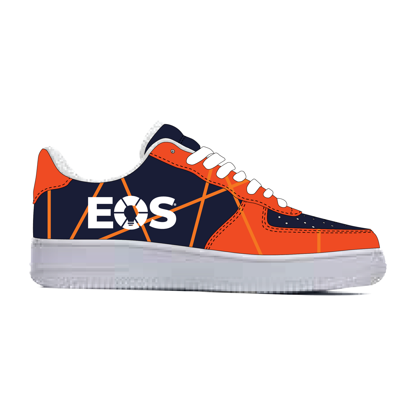 Laser Beam - Air Force One Shoes (On Demand)