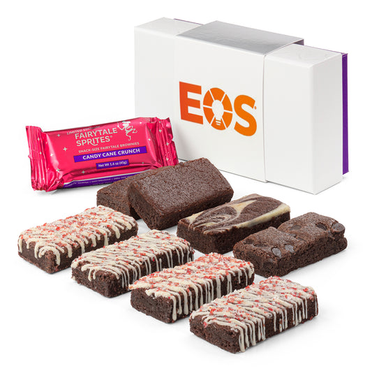 EOS Brownies Custom Candy Cane Crunch Assorted 8-Sprite Favor (On Demand)
