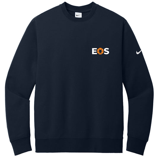 Nike Unisex Crew Fleece Navy (On Demand)