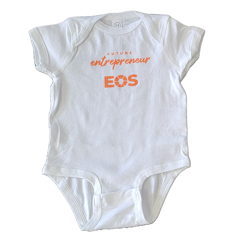 Baby EOS Future Entrepreneur Onesie - White
