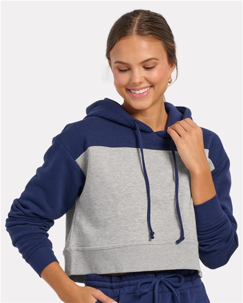 Women's Cropped Fleece Hooded Sweatshirt (On-Demand)