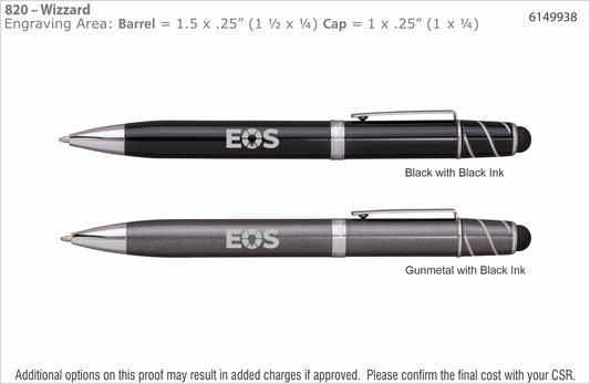 EOS Wizzard Stylus Fidget Pen
