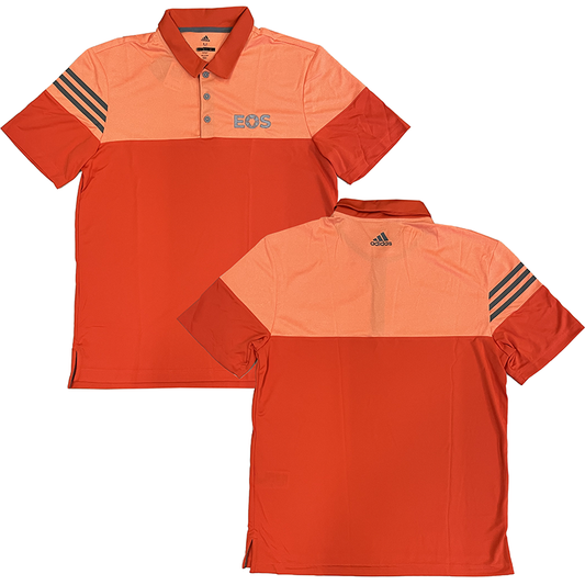 (CLOSEOUT) Adidas Men's Heathered 3-Stripes Colorblocked Polo