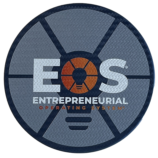 EOS Round Carbonfiber Coaster