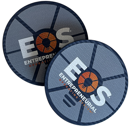 EOS Round Carbonfiber Coaster