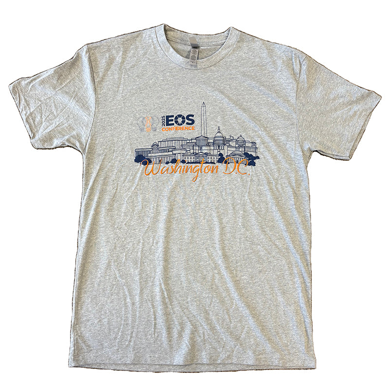 *CLOSEOUT* EOS Adult CVC Tee - 2025 Washington DC - Heather Grey