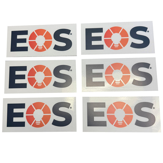 Window Cling (Pack of 6) - EOS Logomark