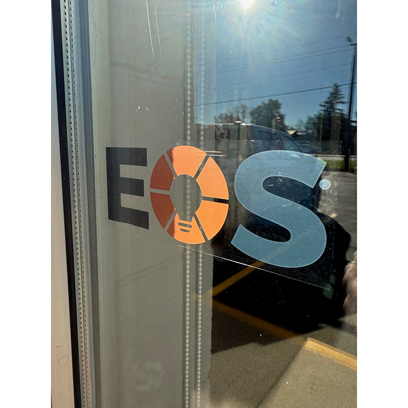Window Cling (Pack of 6) - EOS Logomark