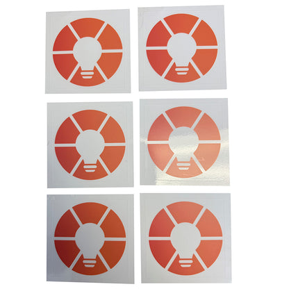 Window Cling (Pack of 6) - EOS Icon