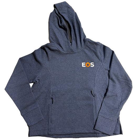 Men's Textured Hooded Pullover - Navy (On-Demand)