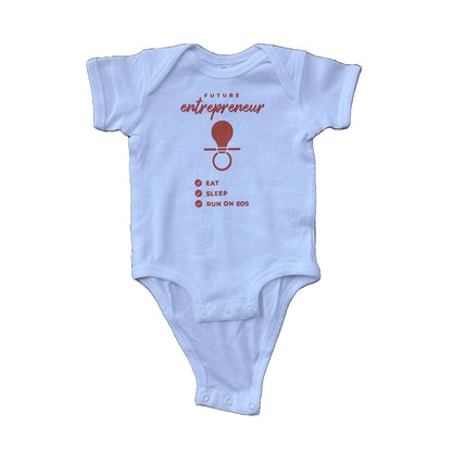 Baby EOS Future Entrepreneur Onesie - White
