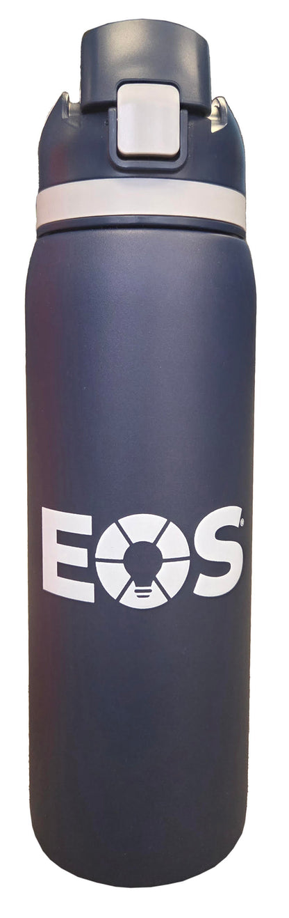 EOS 27oz. Stainless Steel Pop Straw Bottle