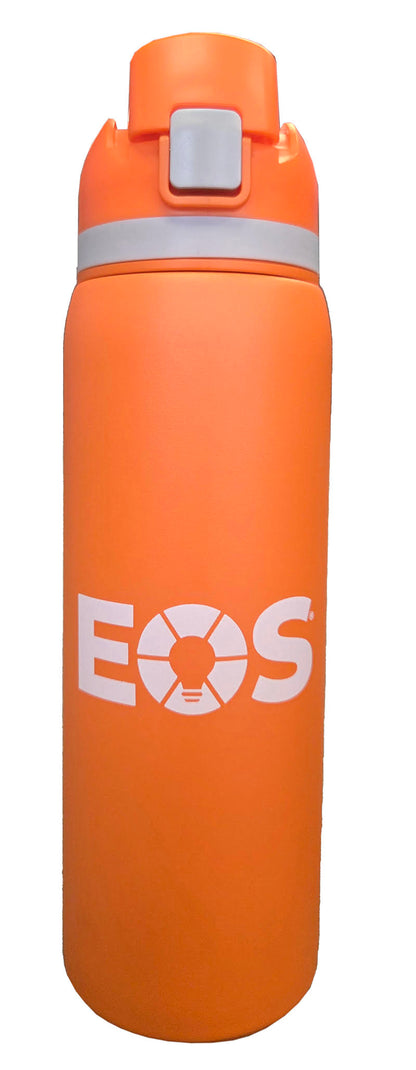 EOS 27oz. Stainless Steel Pop Straw Bottle
