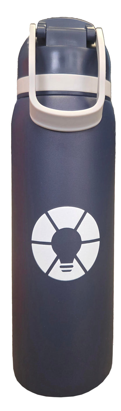 EOS 27oz. Stainless Steel Pop Straw Bottle