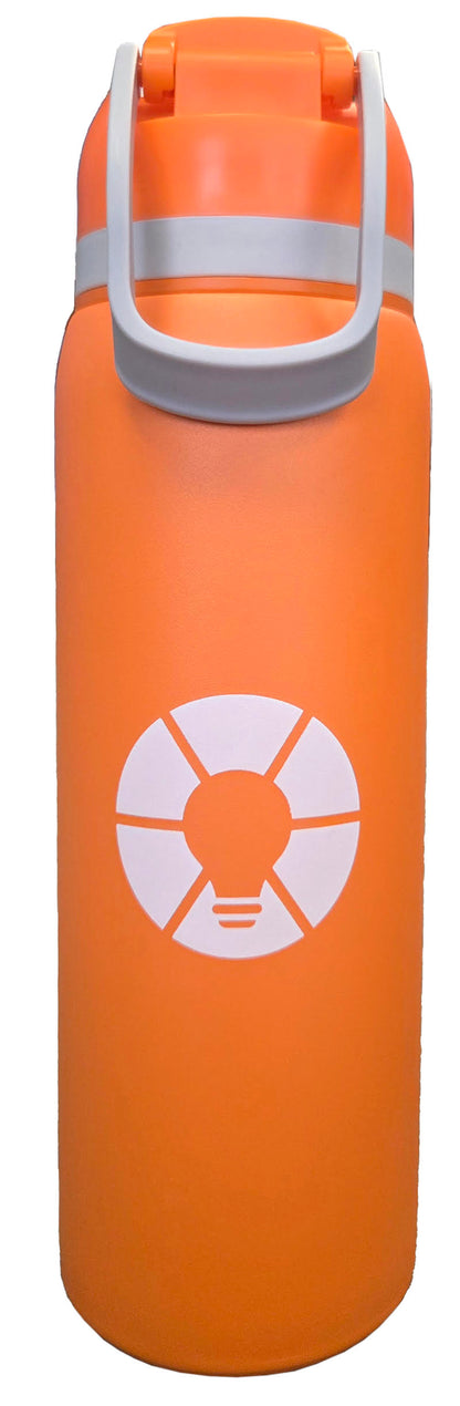 EOS 27oz. Stainless Steel Pop Straw Bottle